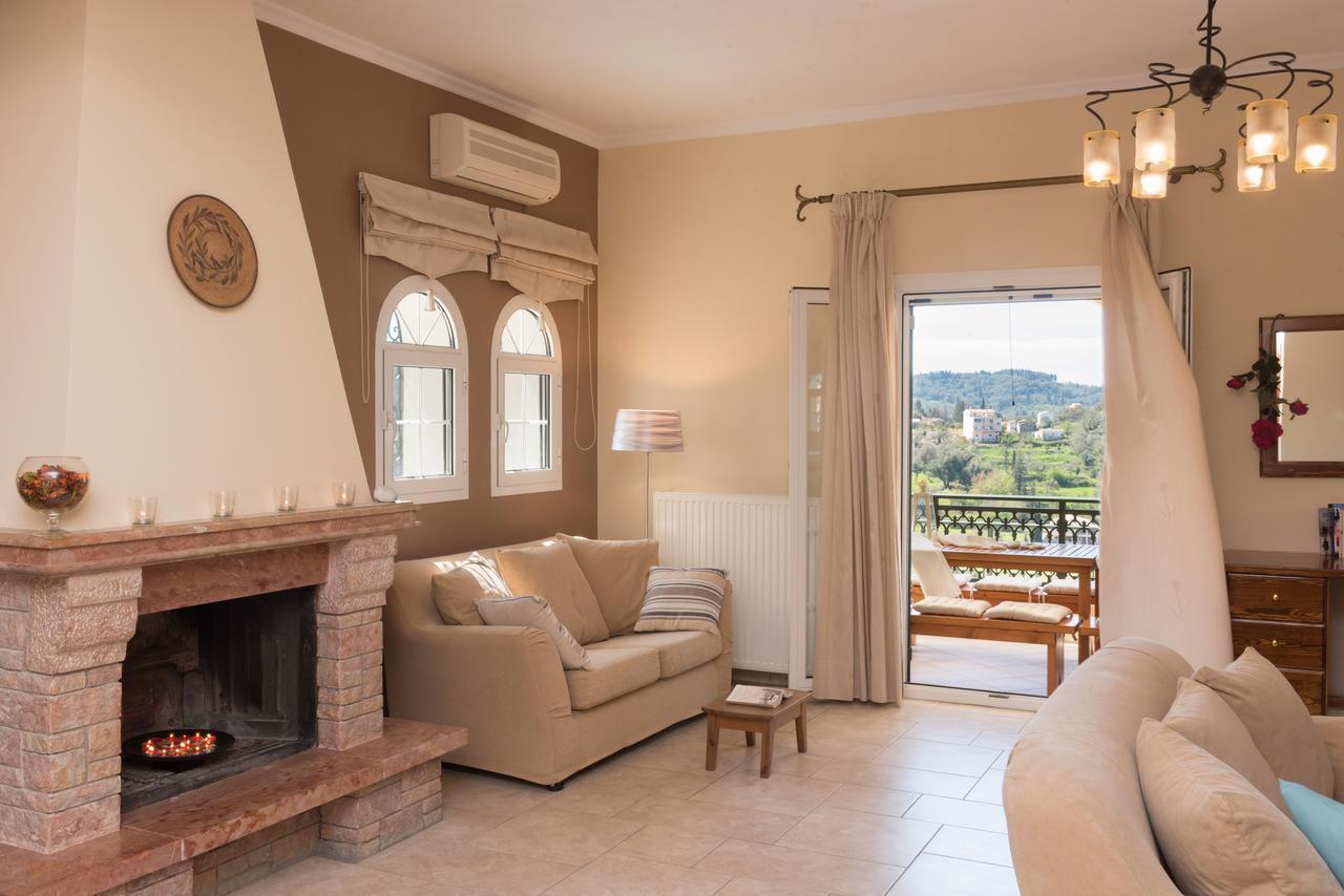 Corfu Villa Kokkini with swimming pool Kokkínion Zewnętrze zdjęcie