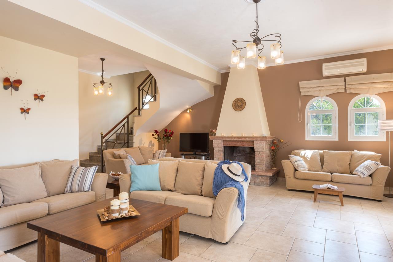 Corfu Villa Kokkini with swimming pool Kokkínion Zewnętrze zdjęcie