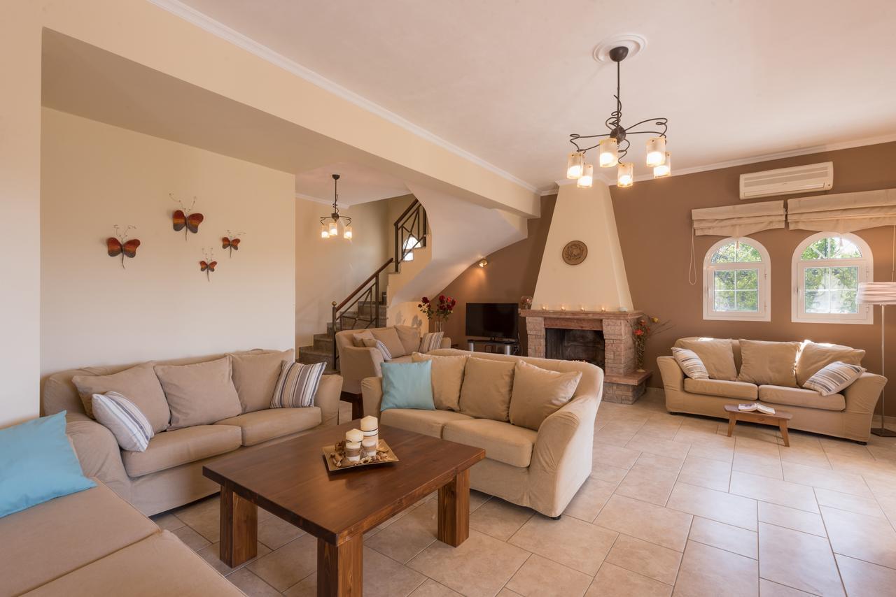 Corfu Villa Kokkini with swimming pool Kokkínion Zewnętrze zdjęcie