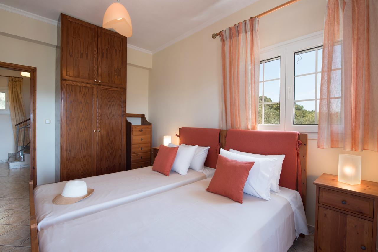 Corfu Villa Kokkini with swimming pool Kokkínion Zewnętrze zdjęcie
